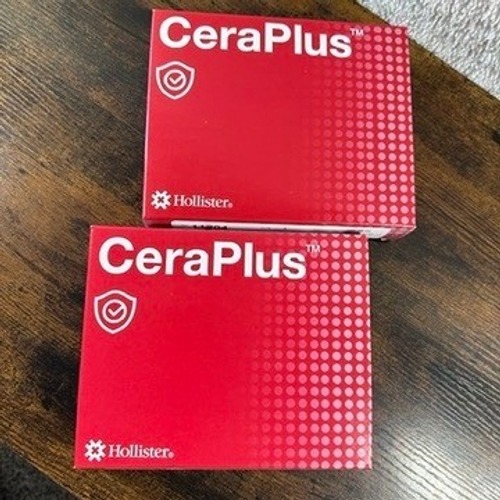 Ostomy Skin Barrier Hollister Ceraplus 11204 2Piece Tape Border 2 Boxes 10ct